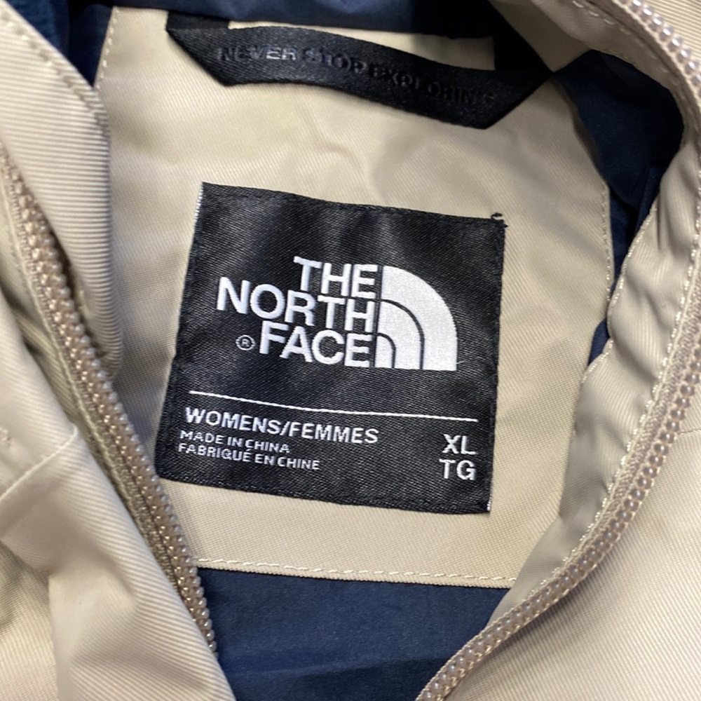 North face city midi trench crockery beige XL urban explore jacket waterproof